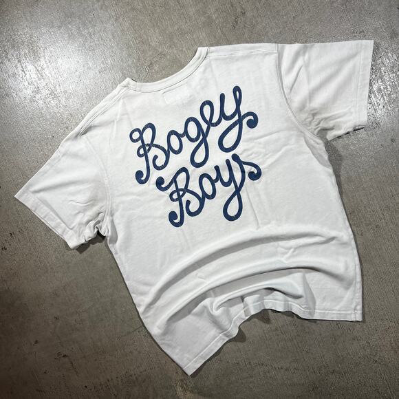 Bogey Boys White T-Shirt Large Boxy Fit Golf Streetwear - Picture 2 of 8